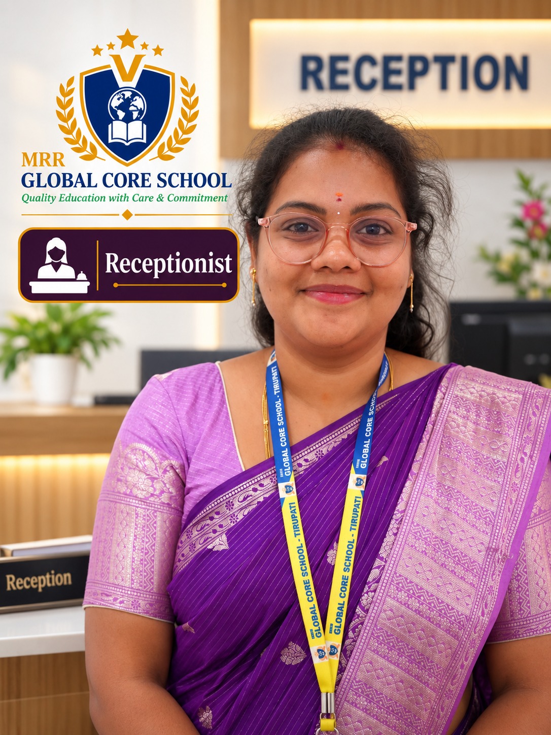 K Selvi -Reseptionist